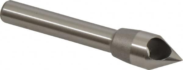 Keo - 3/8" Head Diam, 1/4" Shank Diam, 0 Flute 60° Cobalt Countersink - Exact Tooling