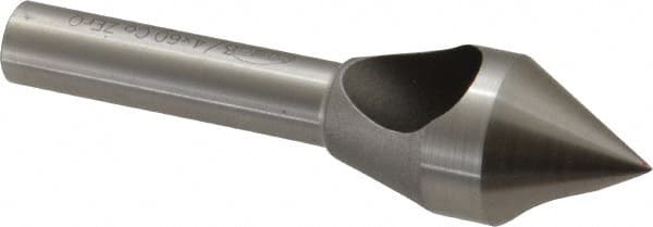 Keo - 3/4" Head Diam, 3/8" Shank Diam, 0 Flute 60° Cobalt Countersink - Exact Tooling