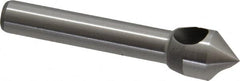 Keo - 3/8" Head Diam, 1/4" Shank Diam, 0 Flute 82° Cobalt Countersink - Bright Finish, 1-3/4" OAL, Single End, Straight Shank, Right Hand Cut - Exact Tooling