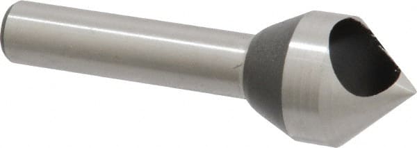 Keo - 3/4" Head Diam, 3/8" Shank Diam, 0 Flute 82° Cobalt Countersink - Bright Finish, 2-3/8" OAL, Single End, Straight Shank, Right Hand Cut - Exact Tooling