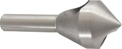 Keo - 1" Head Diam, 3/8" Shank Diam, 0 Flute 90° Cobalt Countersink - Bright Finish, 2-5/8" OAL, Single End, Straight Shank, Right Hand Cut - Exact Tooling