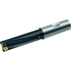 Walter - 1.41" Max Drill Depth, 3xD, 15/32" Diam, Indexable Insert Drill - 2 Inserts, 3/4" Shank Diam, Straight Shank - Exact Tooling