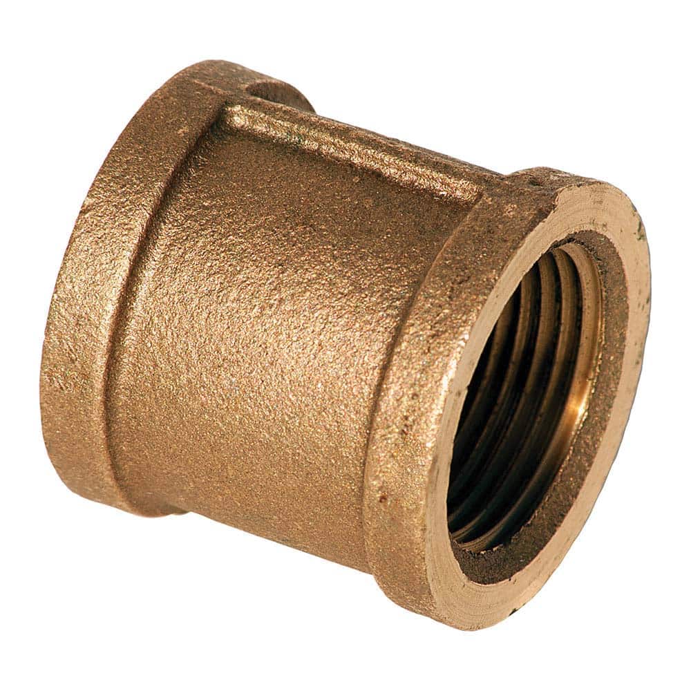 Merit Brass - Brass & Chrome Pipe Fittings Type: Coupling Fitting Size: 1 - Exact Tooling
