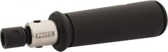 Proto - Preset Pre-Set Interchangeable Head Torque Wrench Assembly - 3 N/m to 150 In/Lb Torque, 6" OAL - Exact Tooling