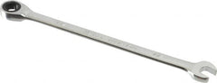 Blackhawk by Proto - 11/32" 12 Point Combination Wrench - 15° Head Angle, 6-7/8" OAL, Steel, Chrome Finish - Exact Tooling