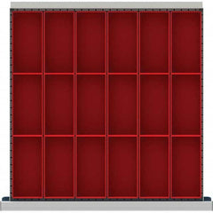 LISTA - 18-Compartment Drawer Divider Layout for 3.15" High Drawers - Exact Tooling