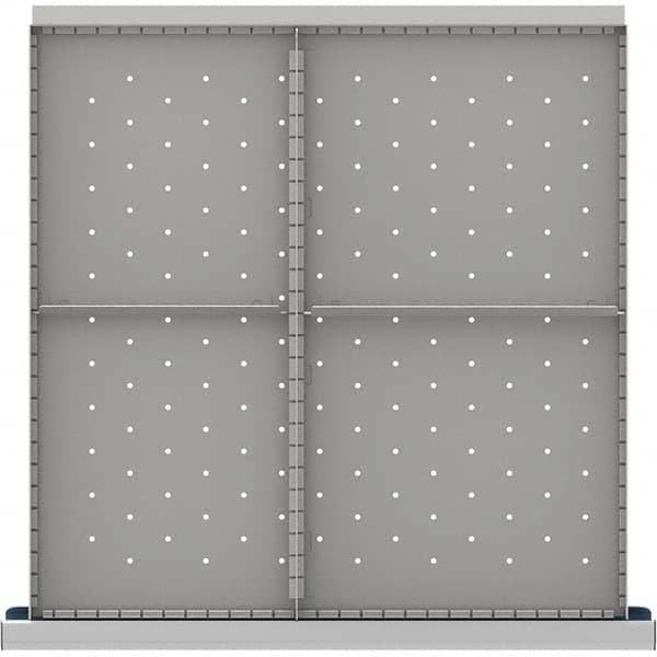 LISTA - 4-Compartment Drawer Divider Layout for 3.15" High Drawers - Exact Tooling