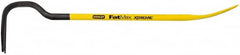 Stanley - 24" OAL Wrecking Bar - 5-21/64" Wide, Spring Steel - Exact Tooling