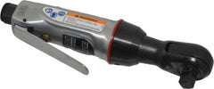 Ingersoll-Rand - 3/8" Drive, 250 RPM, 25 Ft/Lb Torque Ratchet Wrench - Inline Handle, 3 CFM, 1/4" NPTF Inlet - Exact Tooling