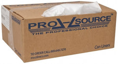 PRO-SOURCE - 1.5 mil Thick, Heavy-Duty Trash Bags - 38" Wide x 58" High, Clear - Exact Tooling