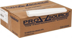 PRO-SOURCE - 1.5 mil Thick, Heavy-Duty Trash Bags - 40" Wide x 46" High, Clear - Exact Tooling
