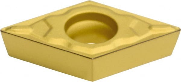 Sumitomo - DCMT32.50.5 ELU Grade AC820P Carbide Turning Insert - Al2O3 Finish, 55° Diamond, 3/8" Inscr Circle, 5/32" Thick, 0.0078" Corner Radius - Exact Tooling