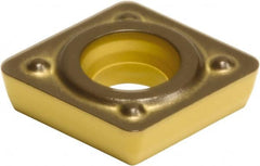 Sumitomo - CPMT21.51 ENS Grade AC630M Carbide Turning Insert - Al2O3 Finish, 80° Diamond, 1/4" Inscr Circle, 3/32" Thick, 1/64" Corner Radius - Exact Tooling