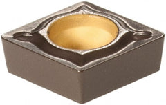 Sumitomo - CCMT21.51 ESU Grade AC415K Carbide Turning Insert - Proprietary Finish, 80° Diamond, 1/4" Inscr Circle, 3/32" Thick, 1/64" Corner Radius - Exact Tooling