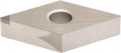 Sumitomo - NU-DNMA431 Grade BNX10 PCBN Turning Insert - Uncoated, 55° Diamond, 1/2" Inscr Circle, 3/16" Thick, 1/64" Corner Radius - Exact Tooling