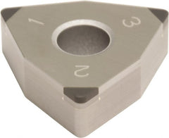 Sumitomo - 3NU-WNGA432 Grade BN350 PCBN Turning Insert - Uncoated, 80° Trigon, 1/2" Inscr Circle, 3/16" Thick, 1/32" Corner Radius - Exact Tooling