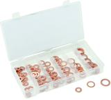 110 Pc. Copper Washer Assortment - 1/4" - 5/8" - Exact Tooling