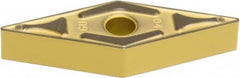 Sumitomo - VNMG333 EGU Grade AC820P Carbide Turning Insert - Al2O3 Finish, 35° Diamond, 3/8" Inscr Circle, 3/16" Thick, 3/64" Corner Radius - Exact Tooling