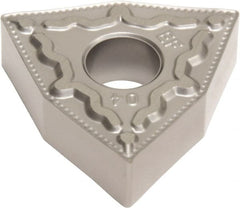 Sumitomo - WNMG432 EEF Grade EH520 Carbide Turning Insert - Uncoated, 80° Trigon, 1/2" Inscr Circle, 3/16" Thick, 1/32" Corner Radius - Exact Tooling