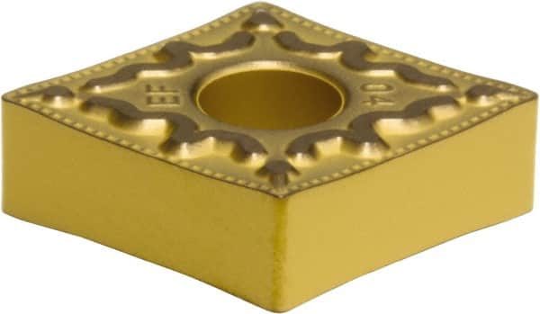 Sumitomo - CNMG432 EEF Grade AC630M Carbide Turning Insert - Al2O3 Finish, 80° Diamond, 1/2" Inscr Circle, 3/16" Thick, 1/32" Corner Radius - Exact Tooling