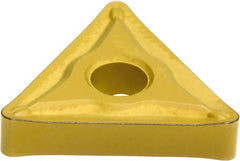 Sumitomo - TNMG322 ESU Grade AC820P Carbide Turning Insert - Al2O3 Finish, 60° Triangle, 3/8" Inscr Circle, 1/8" Thick, 1/32" Corner Radius - Exact Tooling