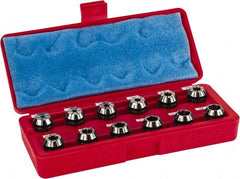 Accupro - 12 Piece, 5/32" to 1/2" Capacity, ER Collet Set - 0.02mm TIR, Series ER20 - Exact Tooling