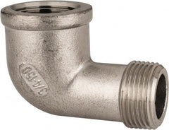 Value Collection - 3/4" Grade 316 Stainless Steel Pipe 90° Street Elbow - FNPT x MNPT End Connections, 150 psi - Exact Tooling