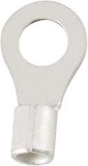 Value Collection - 4/0 AWG Noninsulated Crimp Connection Circular Ring Terminal - 3/8" Stud, 55.6mm OAL x 28.5mm Wide, Copper Contact - Exact Tooling