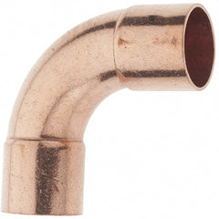 Value Collection - 3/4 x 3/4" Wrot Copper Pipe 90° Elbow - C x C - Exact Tooling