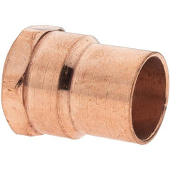 Value Collection - 5/8 x 1/2" Wrot Copper Pipe Adapter - C x F - Exact Tooling