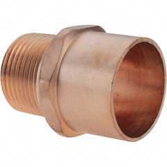 Value Collection - 1 x 3/4" Wrot Copper Pipe Adapter - C X M - Exact Tooling