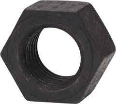 Made in USA - 1/4-20 UNC Steel Right Hand Hex Nut - 7/16" Across Flats, 7/32" High, Zinc Yellow Dichromate Finish - Exact Tooling