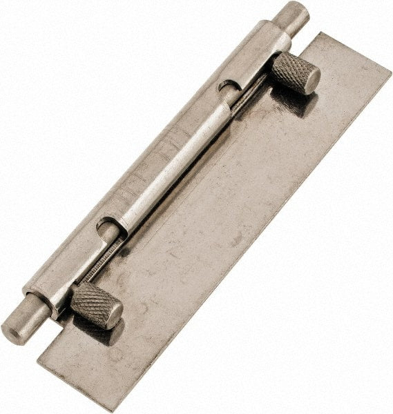Value Collection - 4" Long x 1" Wide x 0.05" Thick, Keeper Hinge - Stainless Steel - Exact Tooling