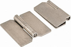 Value Collection - 1.44" Wide x 0.05" Thick, Slip Joint Hinge - Aluminum, Plain Finish - Exact Tooling