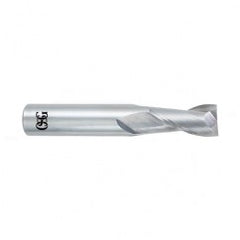 7/32 Dia. x 2-1/2 Overall Length 2-Flute Square End Solid Carbide SE End Mill-Round Shank-Center Cutting-Uncoated - Exact Tooling