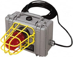 Allegro - Remote Alarm Strobe Light CO Alarm for SAR Systems - Black, Gray, Red & Yellow, Compatible with Filtration Panels - Exact Tooling