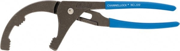 Channellock - 9" Long Oil Filter Pliers - For Use with Filters from 1-3/4 to 3-1/2" - Exact Tooling