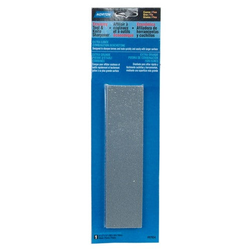3/4″ × 2″ × 8″ Economy Tool & Knife Bench Stone 220 Grit Very Fine Aluminum Oxide 10 Case - Exact Tooling