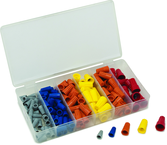 158 Pc. Wire Nut Assortment - Flame-Retardant Polypropylene Shell - Exact Tooling