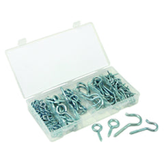 151 Pieces Hook & Eye Screw Assortment - - Eye Screws and hook screws - Exact Tooling