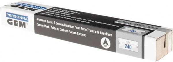 GEM - Knife Blades - ALUM BACK 240/PK GEM 3 FACET SNGL RZR BLD - Exact Tooling
