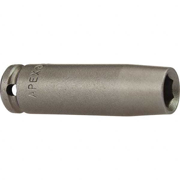 Apex - Impact Sockets Drive Size (Inch): 1/4 Size (mm): 6.0 - Exact Tooling
