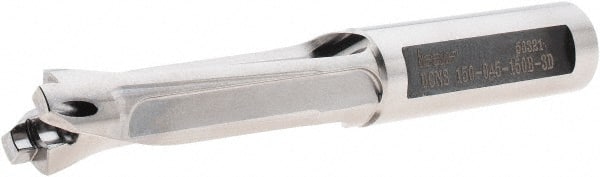 Iscar - 15mm to 5/8" Diam, 3xD, 45mm Max Depth, 15mm Shank Diam, 107.7mm OAL, Replaceable-Tip Drill - FCP, ICK, ICK-2M, ICM, ICN, ICP, iCP-2M Insert, 15 Seat Size, 45353497 Toolholder, Series UniSumoCham - Exact Tooling