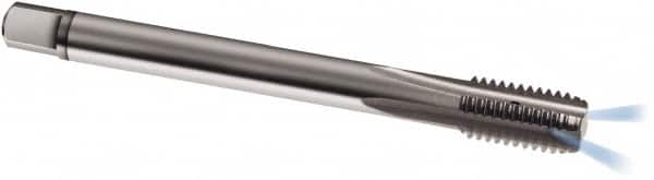 Guhring - M18x1.50 Metric Fine, 4 Flute, Bright Finish, Solid Carbide Spiral Point Tap - Modified Bottoming Chamfer, Right Hand Thread, 125mm OAL, 6H Class of Fit, Series 1860 - Exact Tooling