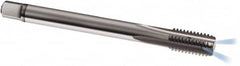Guhring - M18x1.50 Metric Fine, 4 Flute, Bright Finish, Solid Carbide Spiral Point Tap - Modified Bottoming Chamfer, Right Hand Thread, 125mm OAL, 6H Class of Fit, Series 1860 - Exact Tooling