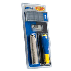 Iscar - 1" Cut Diam, 1" Shank Diam, Indexable Square Shoulder Helical End Mill - HM90 ADKT 1505PDR Inserts, Weldon Shank, Series Heli2000 - Exact Tooling