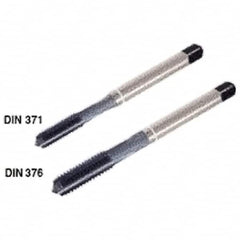 Iscar - M5x0.80 Metric Coarse 6HX 4 Flute High Speed Steel Straight Flute Machine Tap - Modified Bottoming, Right Hand Thread, 70mm OAL, 15mm Thread Length, Oversize - Exact Tooling