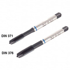 Iscar - M4.5x0.75 Metric Coarse 6HX 3 Flute High Speed Steel Straight Flute Machine Tap - Plug, Right Hand Thread, 70mm OAL, 14mm Thread Length, Oversize - Exact Tooling