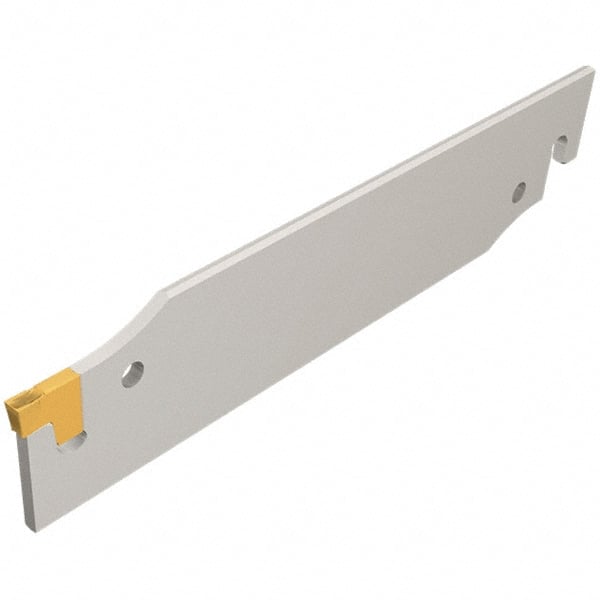 Iscar - External Thread, 1.0236" Max Depth of Cut, 1.65mm Min Groove Width, 125mm OAL, Left Hand Indexable Grooving Cutoff Toolholder - 16mm Shank Height x 16mm Shank Width, TAG Insert Style, TGT Toolholder Style, Series Tang-Grip - Exact Tooling