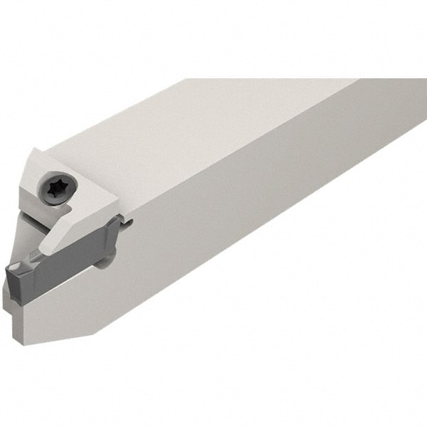 Iscar - External Thread, 1/2" Max Depth of Cut, 1mm Min Groove Width, 120mm OAL, Left Hand Indexable Grooving Cutoff Toolholder - 20mm Shank Height x 20mm Shank Width, DG.. Insert Style, DGT Toolholder Style, Series Do-Grip - Exact Tooling